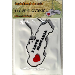 Osviežovač vzduchu do auta 3D Fresh I LOVE SLOVAKIA