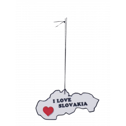 Osviežovač vzduchu do auta 3D Fresh I LOVE SLOVAKIA