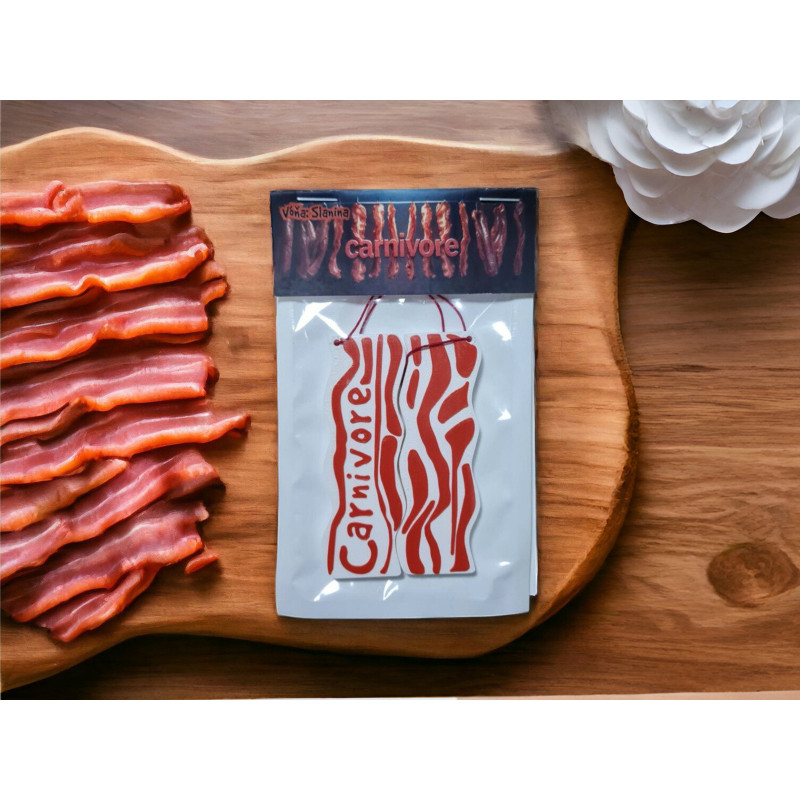 Osviežovač do auta 3D Fresh - Carnivore (set) - vôňa: Slanina