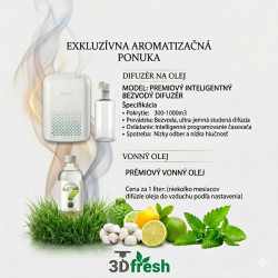Predaj set 1x difúzer + 1 liter vonného oleja do jednej prevádzky